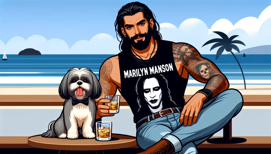 Art With Dall-E: Dogs, Guns & Tattoos - sm314